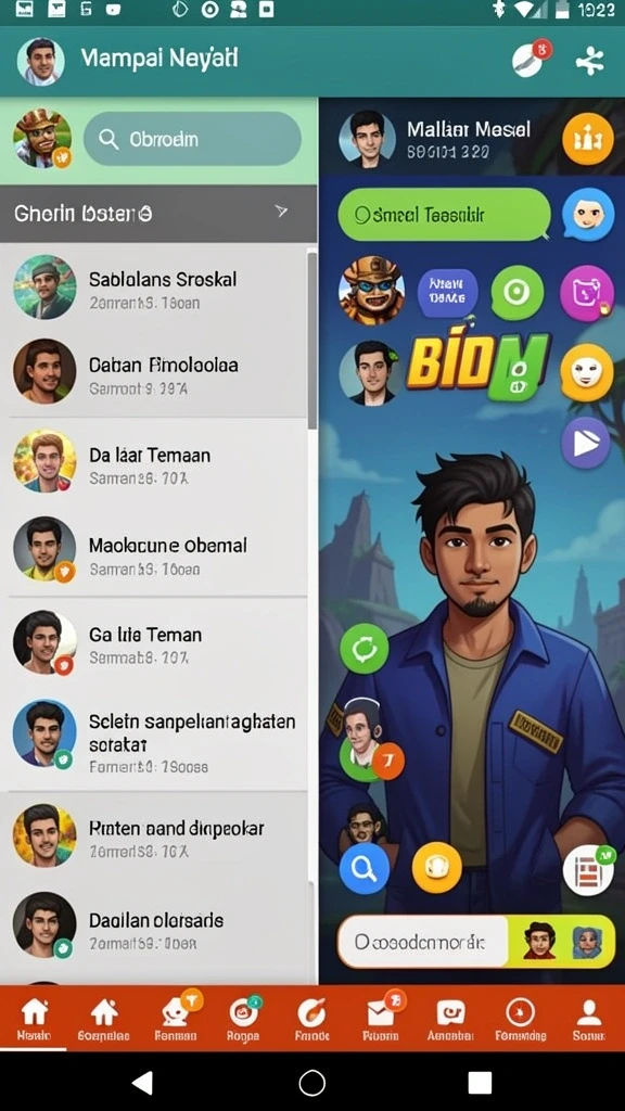 Tampilan antarmuka yang intuitif dan mudah digunakan.