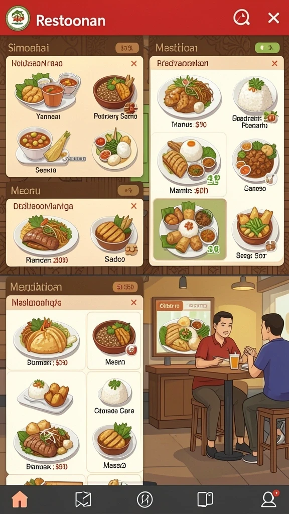 Tangkapan layar menampilkan suasana petualangan yang menarik.
