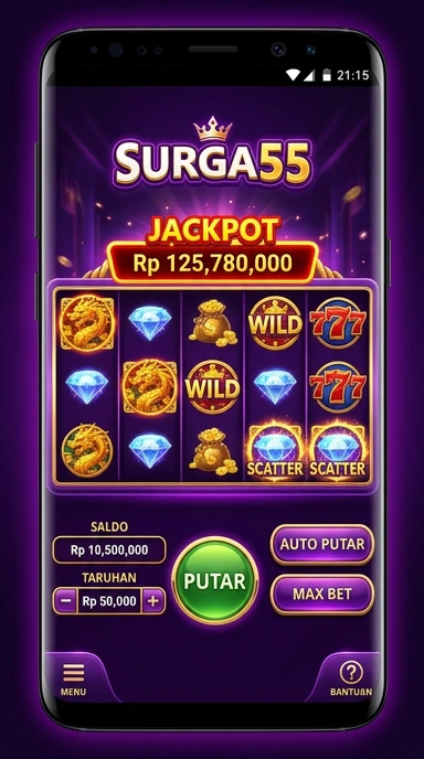 surga55 — menu pengaturan